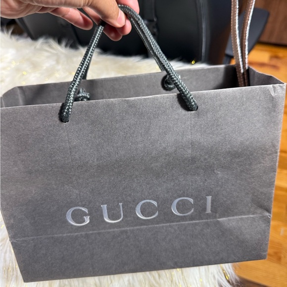 Gucci GG Clutch wristlet Pvc Pouch bag Brown with paper bag included. - Picture 6 of 16